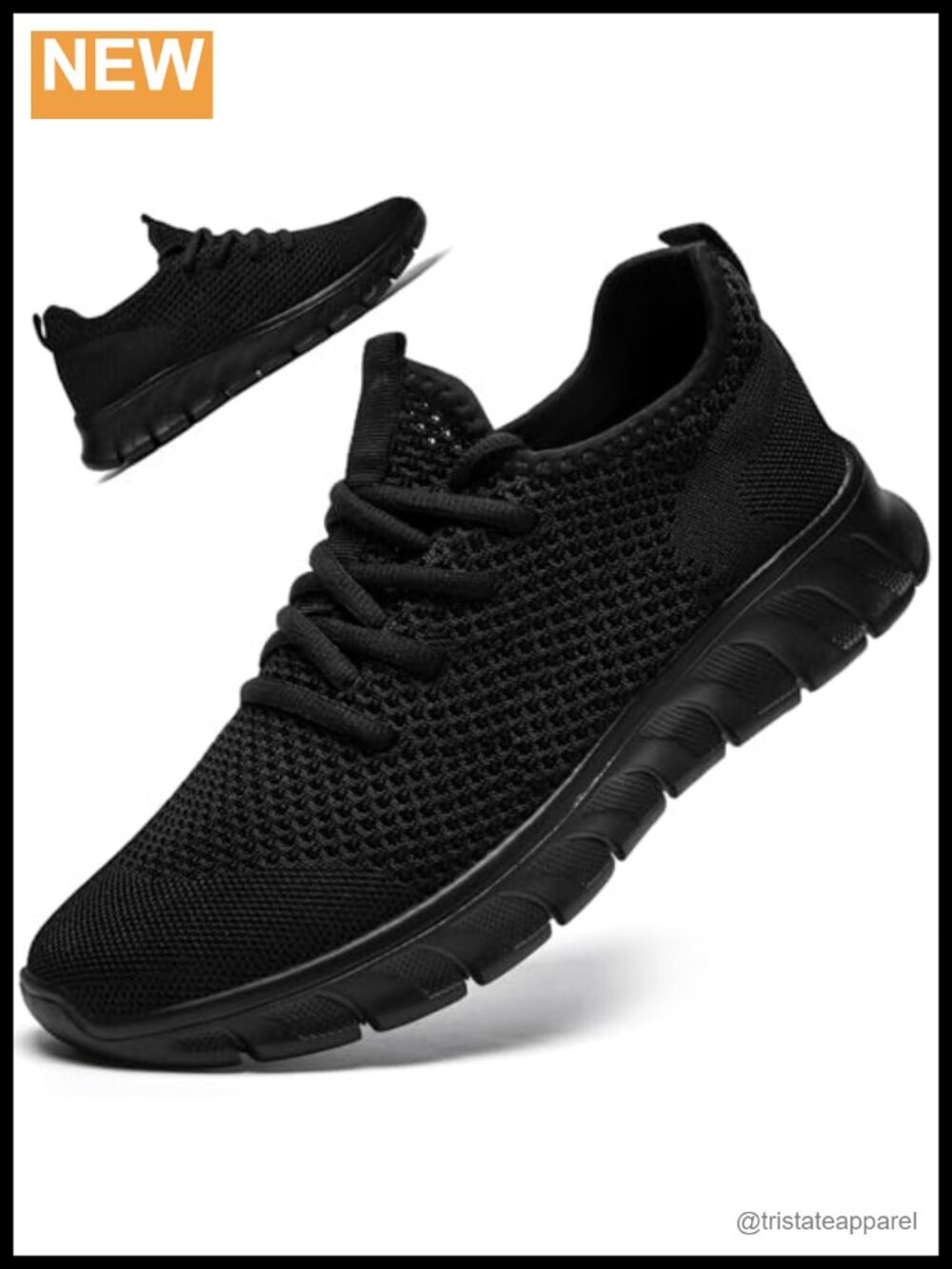 Breathable Mesh Slip On Running Sneakers Athletic Walking Shoes